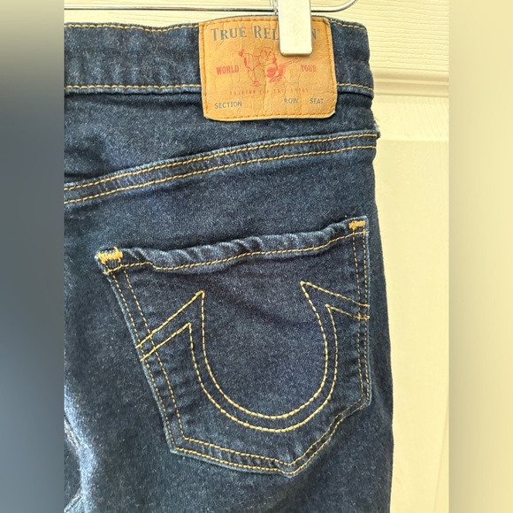 True Religion Jennie high rise skinny jean size 27 dark wash - Picture 4 of 11